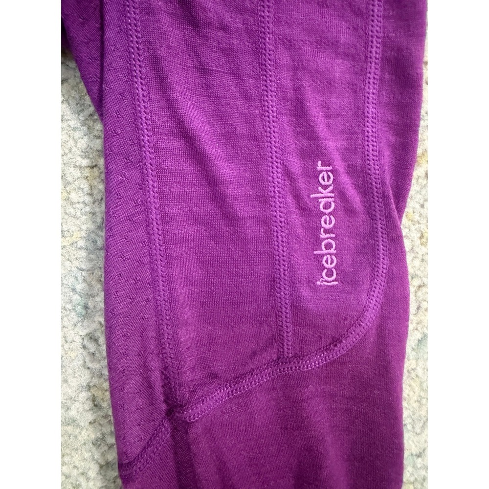 Icebreaker Womens Descender Merino Blend Half Zip Base Layer M Athleisure Hiking - Picture 9 of 11
